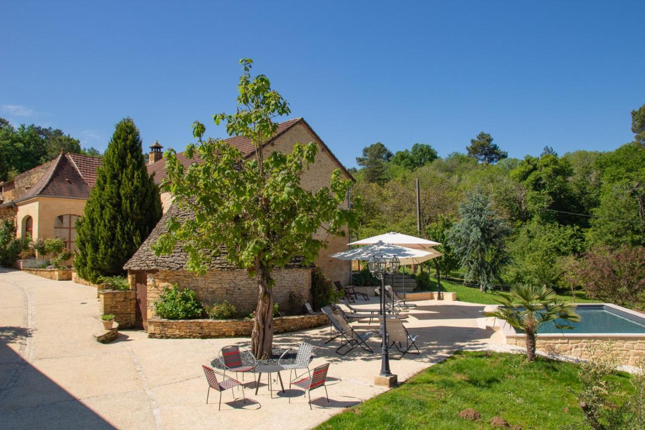 Aux Bories De Marquay, Chambres D'Hotes B&B Avec Piscine Et Spa Pres De Sarlat Eksteriør billede