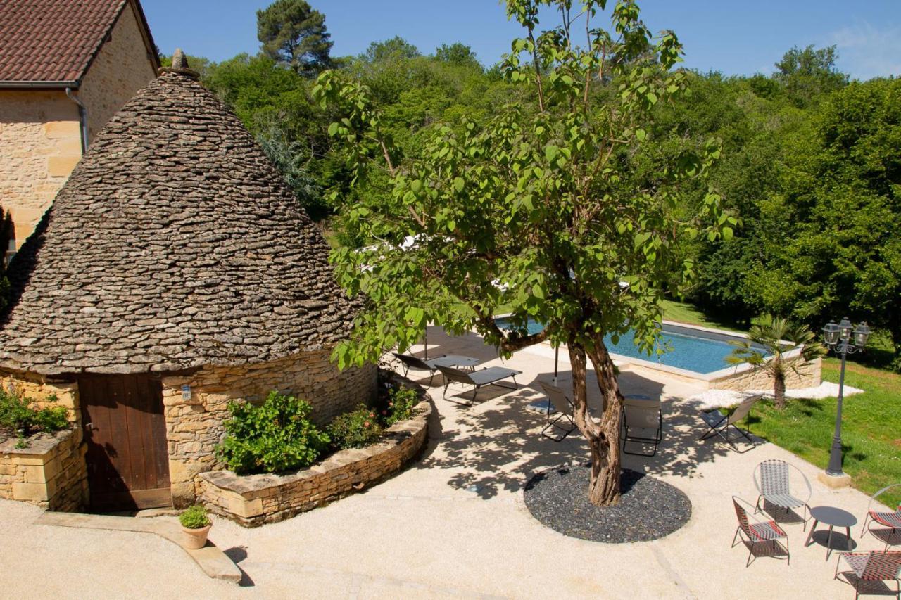 Aux Bories De Marquay, Chambres D'Hotes B&B Avec Piscine Et Spa Pres De Sarlat Eksteriør billede