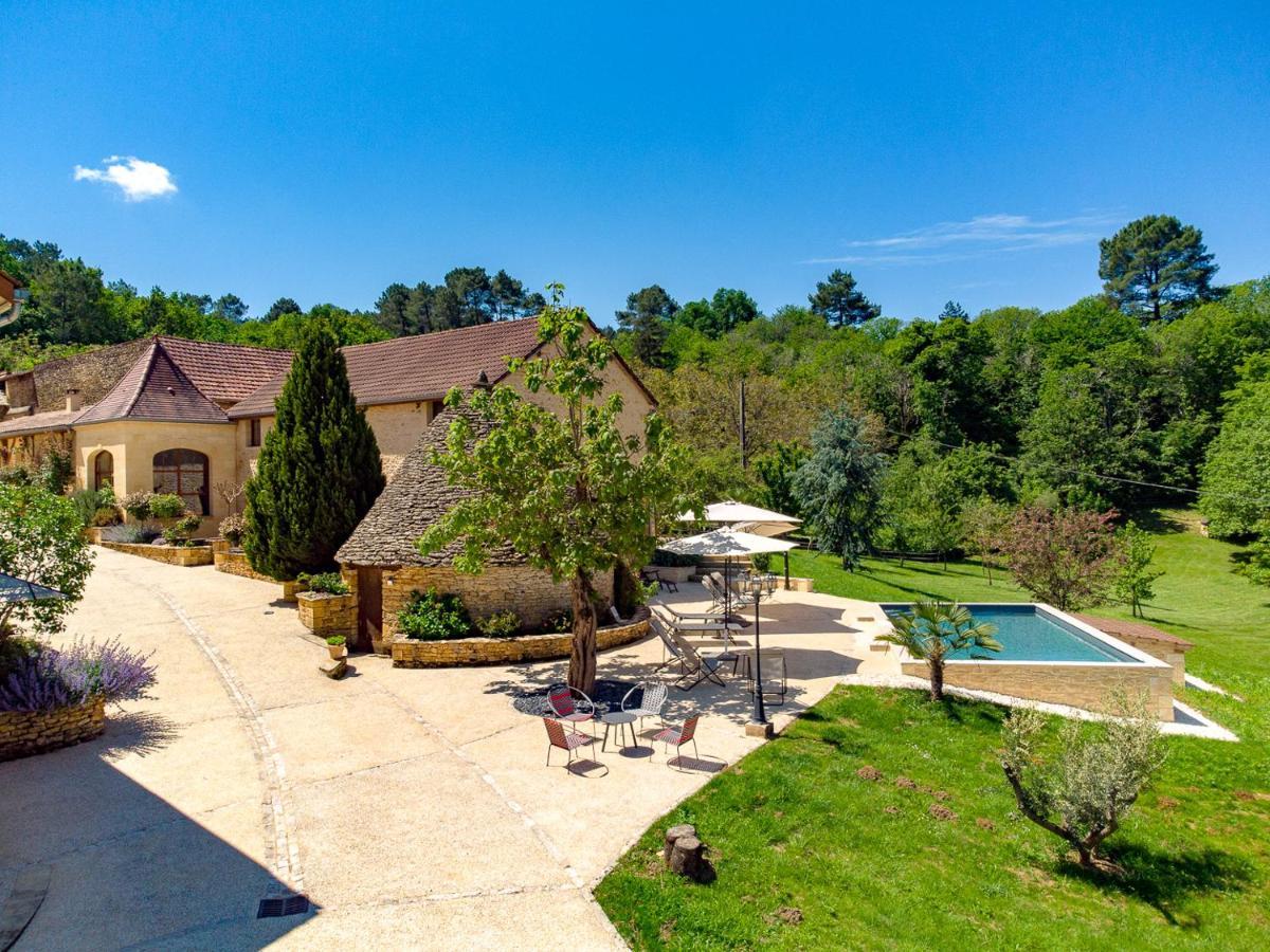 Aux Bories De Marquay, Chambres D'Hotes B&B Avec Piscine Et Spa Pres De Sarlat Eksteriør billede