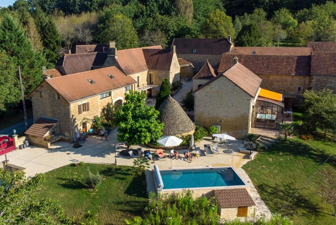 Aux Bories De Marquay, Chambres D'Hotes B&B Avec Piscine Et Spa Pres De Sarlat Eksteriør billede