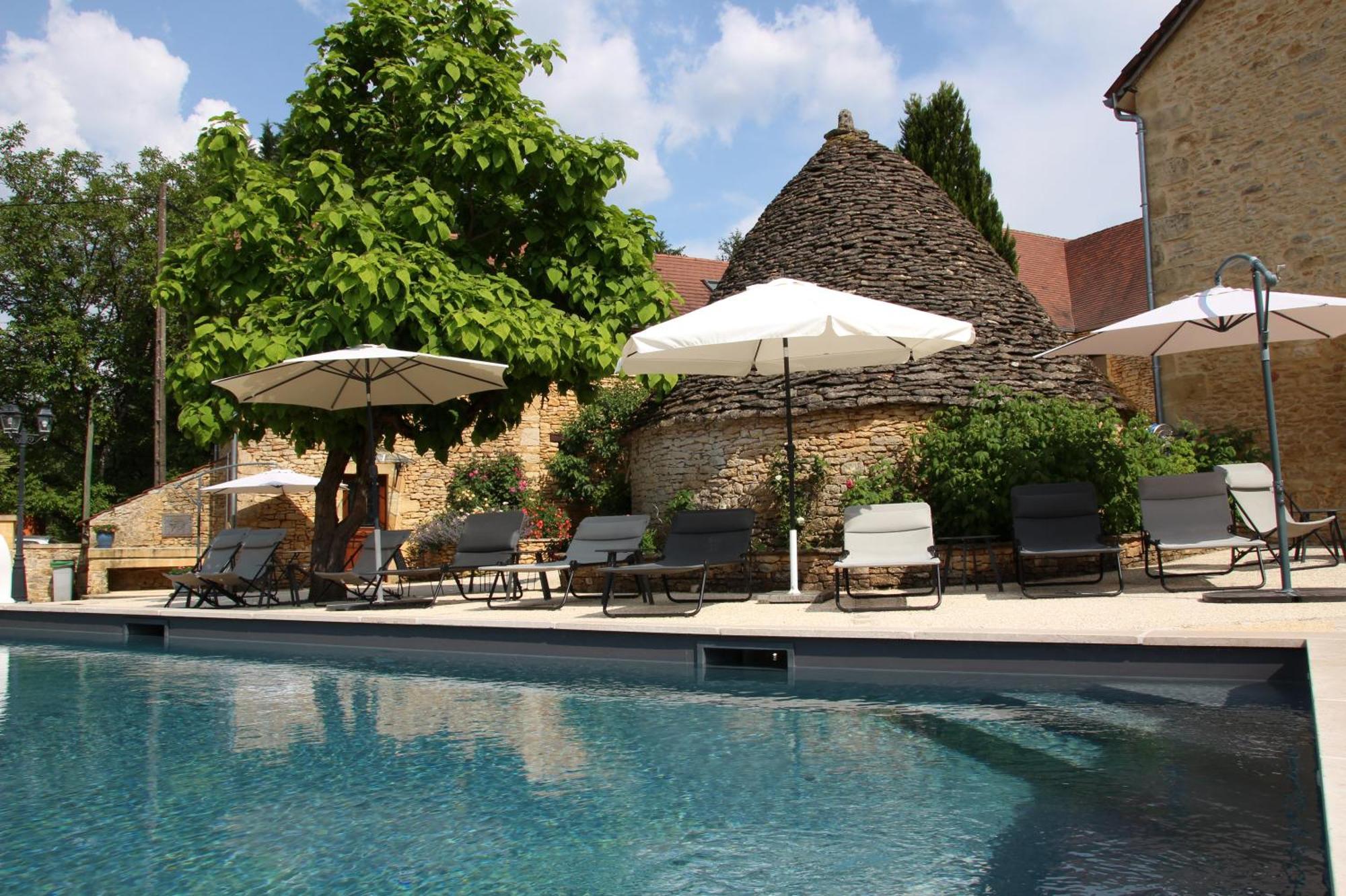 Aux Bories De Marquay, Chambres D'Hotes B&B Avec Piscine Et Spa Pres De Sarlat Eksteriør billede